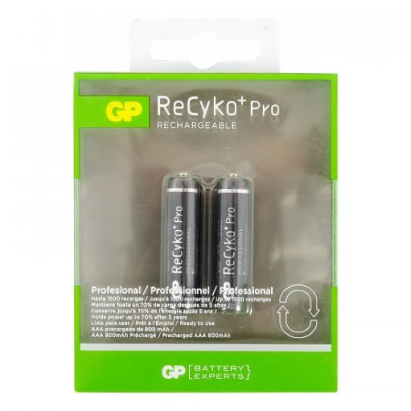 Pila Gp Recargable Aaa X2 850 Ma