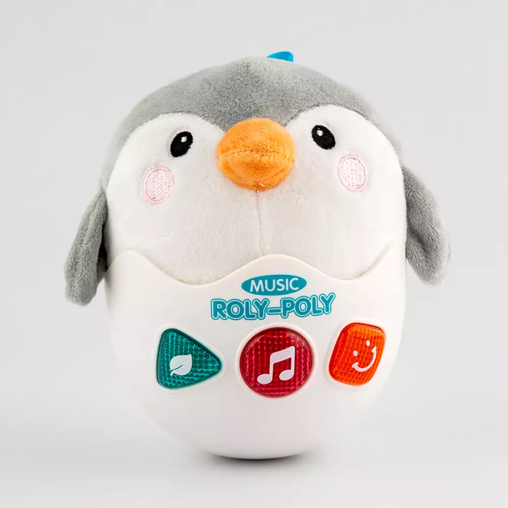 Pinguino Maypa Con Luz Y Musica Cm Azul Plastico 8