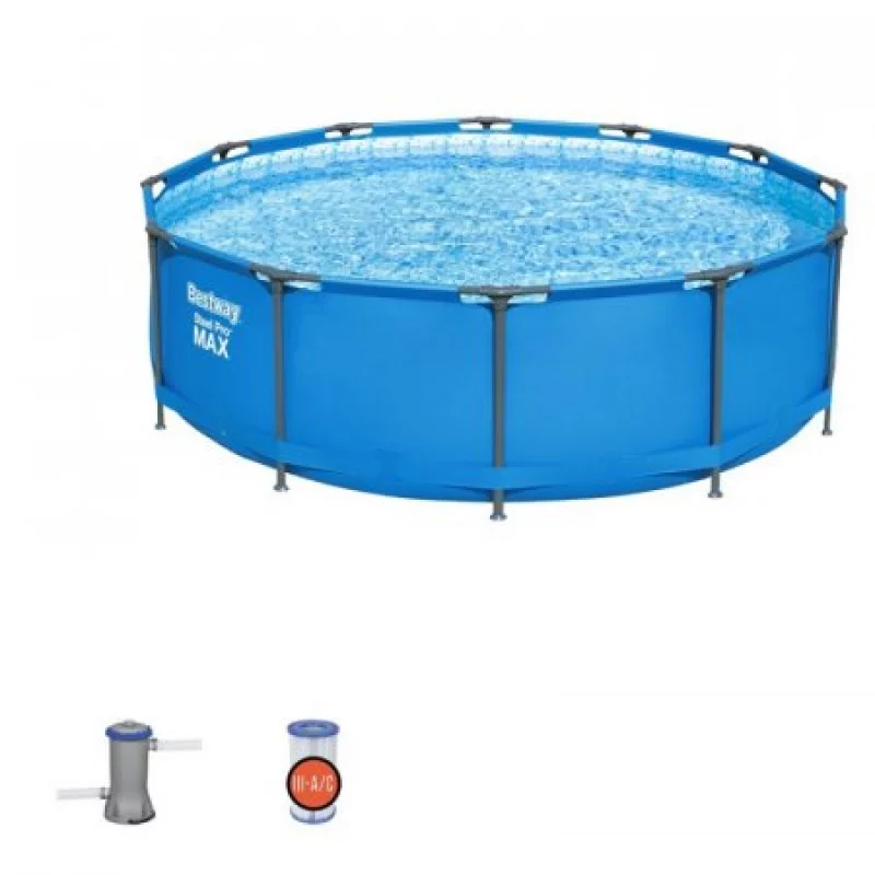 Piscina Estructural Bestway 366Cm X 100Cm Con Bomba 56419
