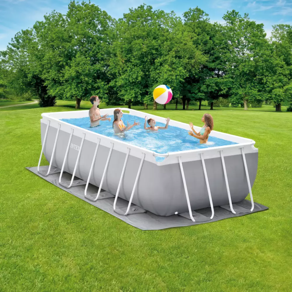 Piscina Rectangular con Marco de Prisma Intex  26791EH