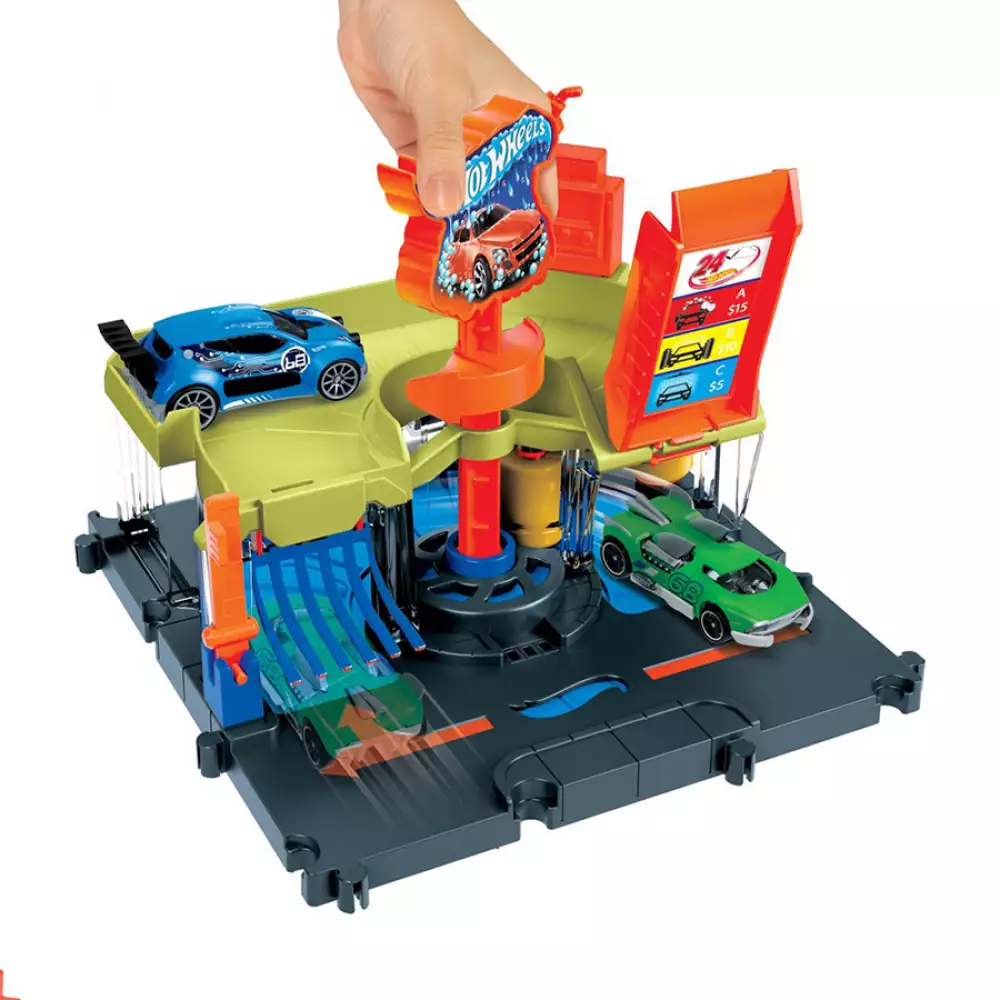 Pista Hotwheels Autolavado Cm Plastico Hdr27