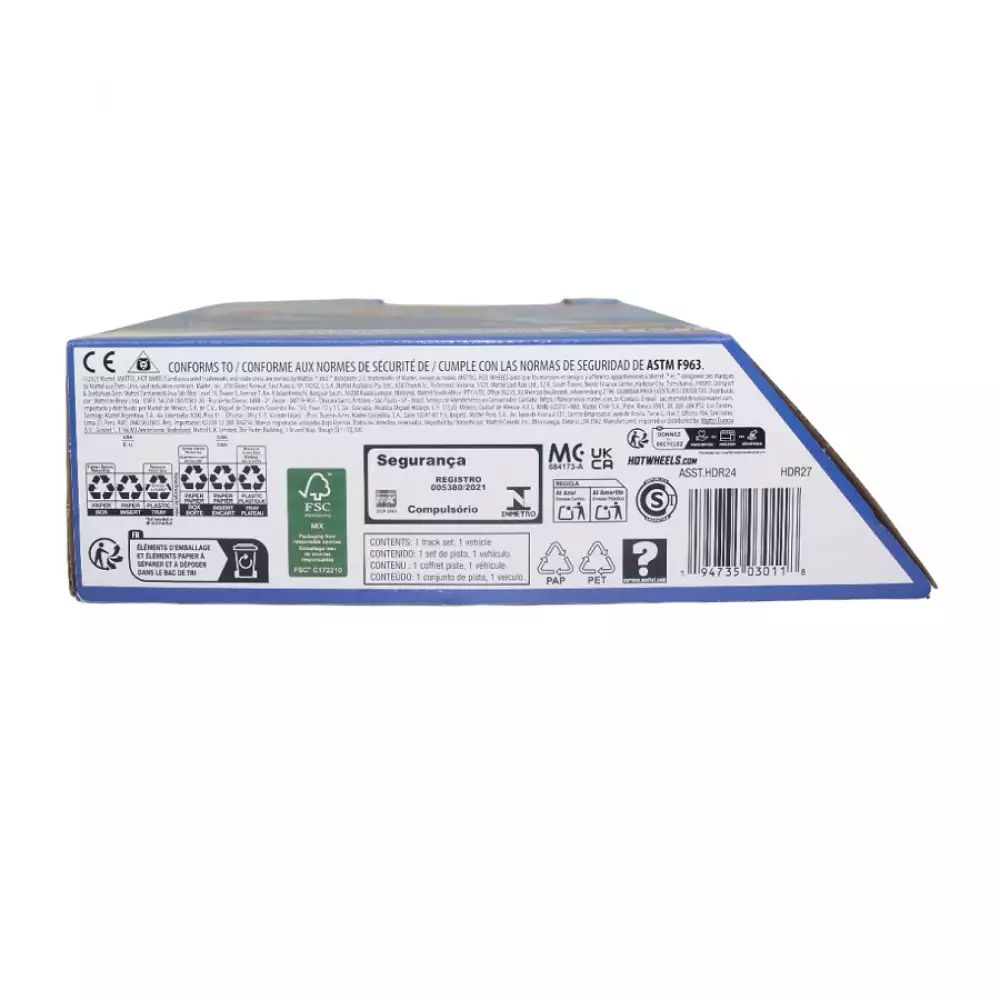 Pista Hotwheels Autolavado Cm Plastico Hdr27