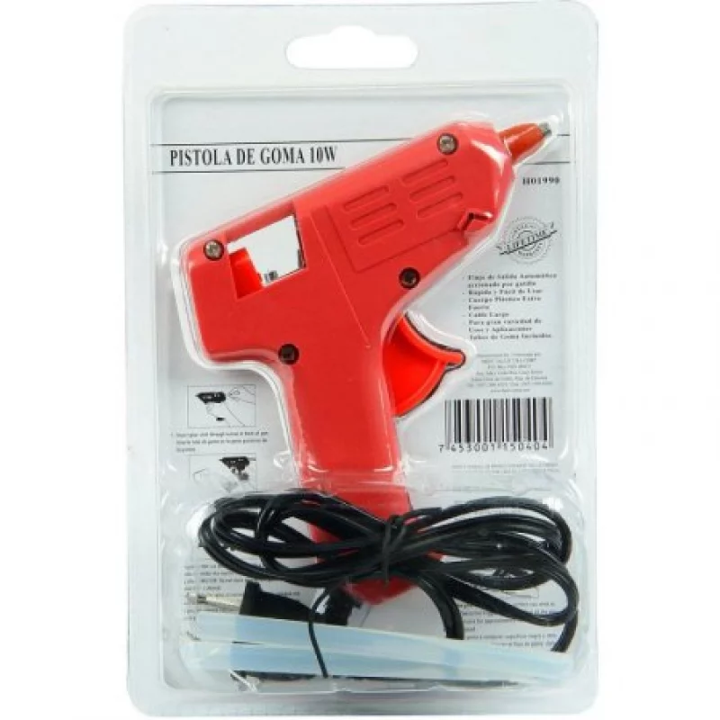 Pistola de silicona B.V H01990 10WT Rojo
