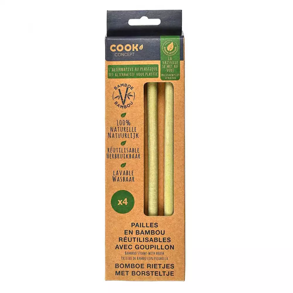 Pitillos Cook Concept Setx4 En Baboo Reusables Kv7271