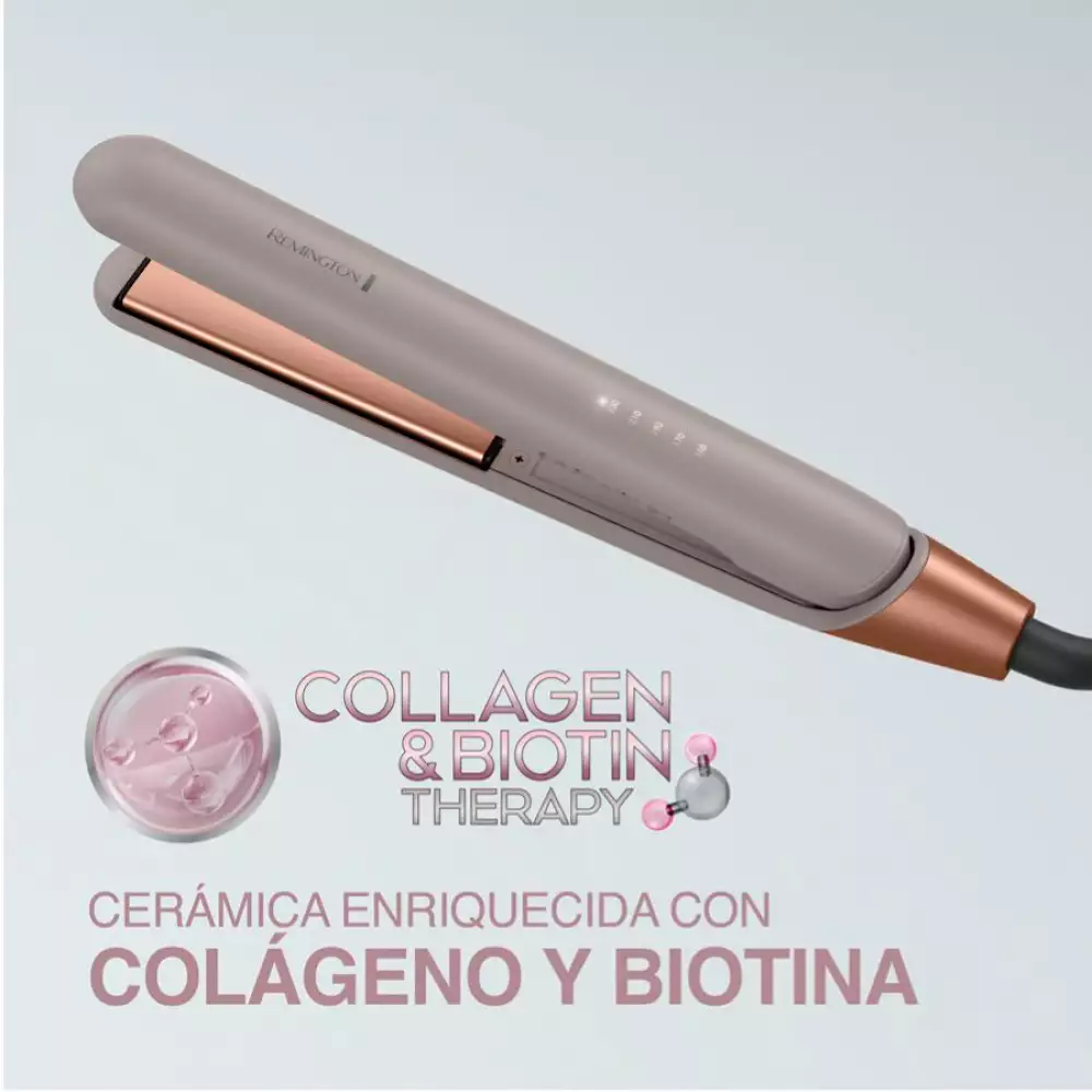Plancha Remington Colageno Biotina S31A-110F