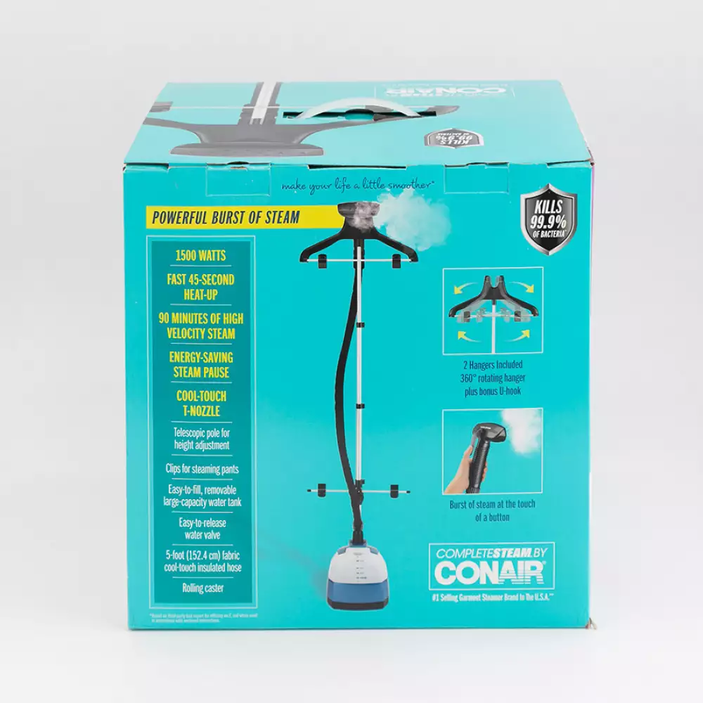 Plancha Vertical Conair A Vapor Azul GS28B