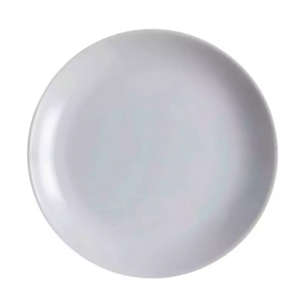 Plato Cena Luminarc Diwali 27 Cm Gris Vidrio Opal D2P0705