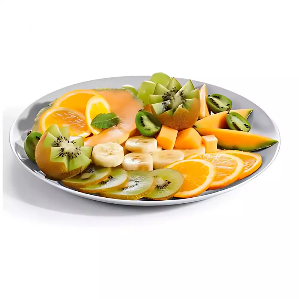 Plato Cena Luminarc Diwali 27 Cm Gris Vidrio Opal D2P0705