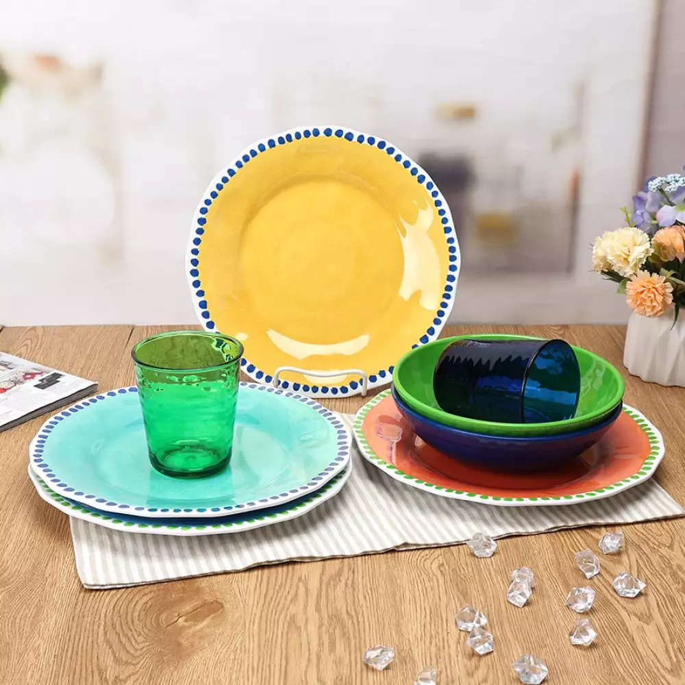 Plato Expressions Cm 27Cm Azul Melamina Ff0281