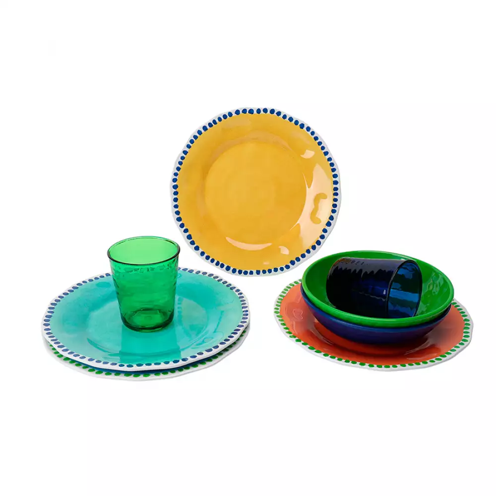 Plato Expressions Cm 27Cm Naranja Melamina Ff0281