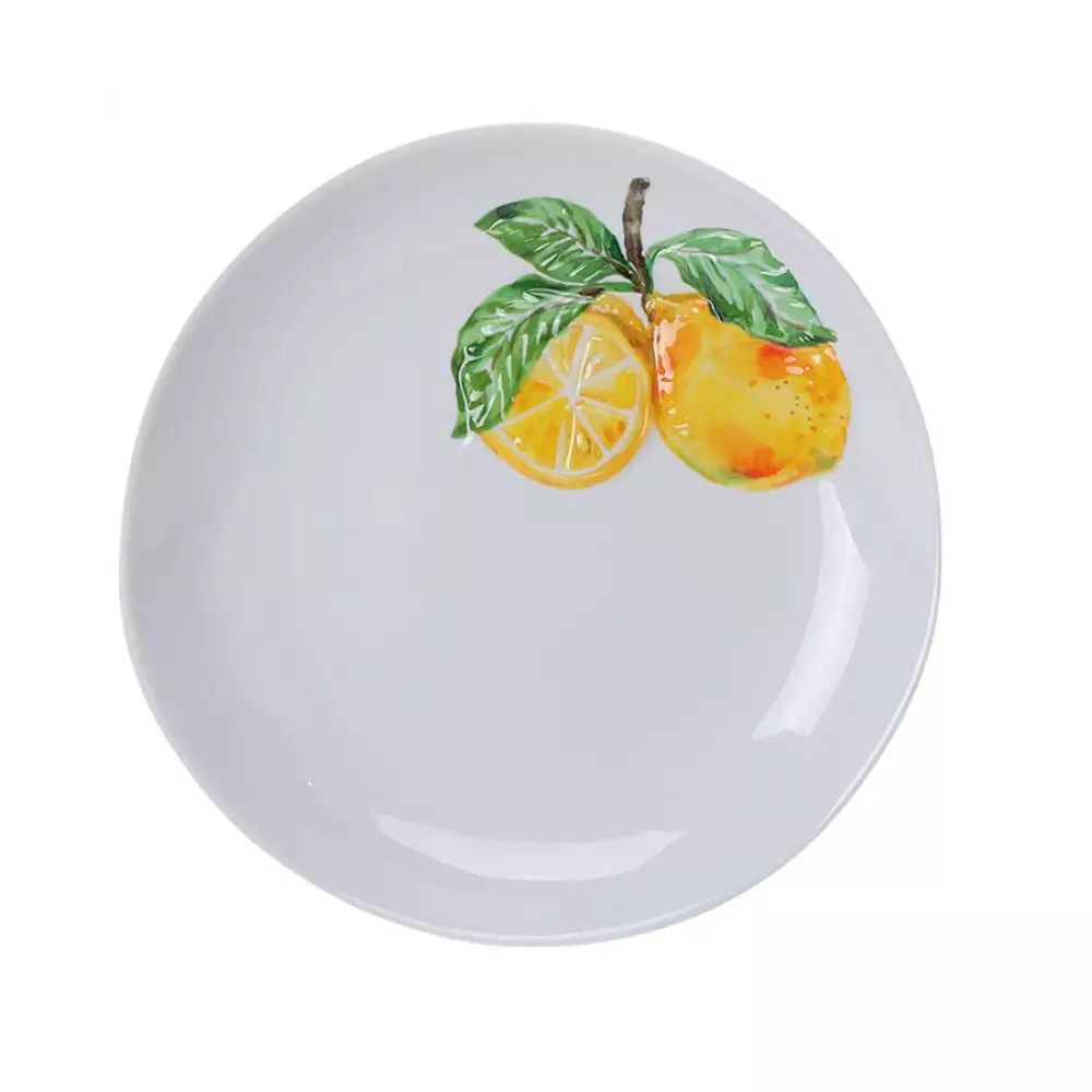Plato Expressions Limon Cm 22Cm Blanco Melamina Ak4279