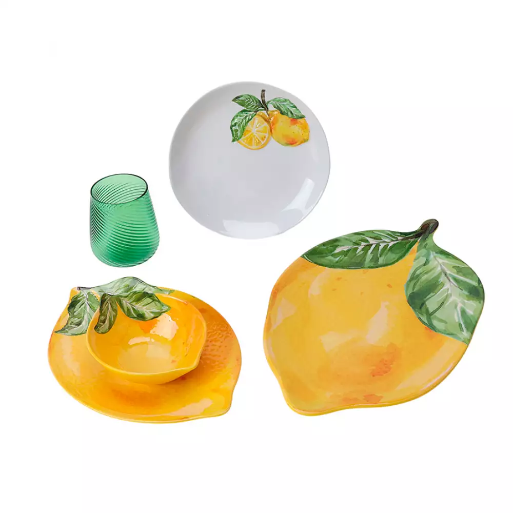 Plato Expressions Limon Cm 22Cm Blanco Melamina Ak4279