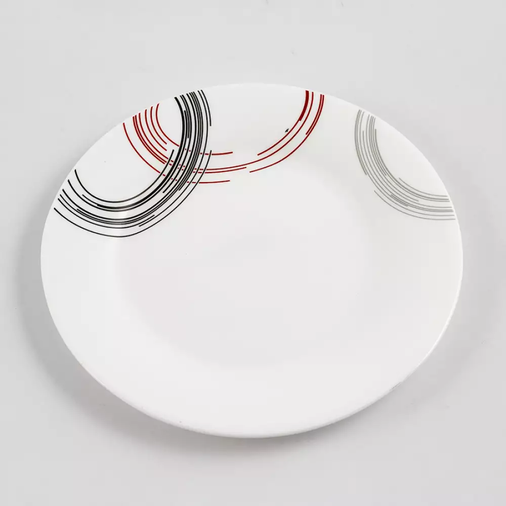 Plato Postre Expressions 20Cm Lineas Negras En Vitroceramica Lfbp8