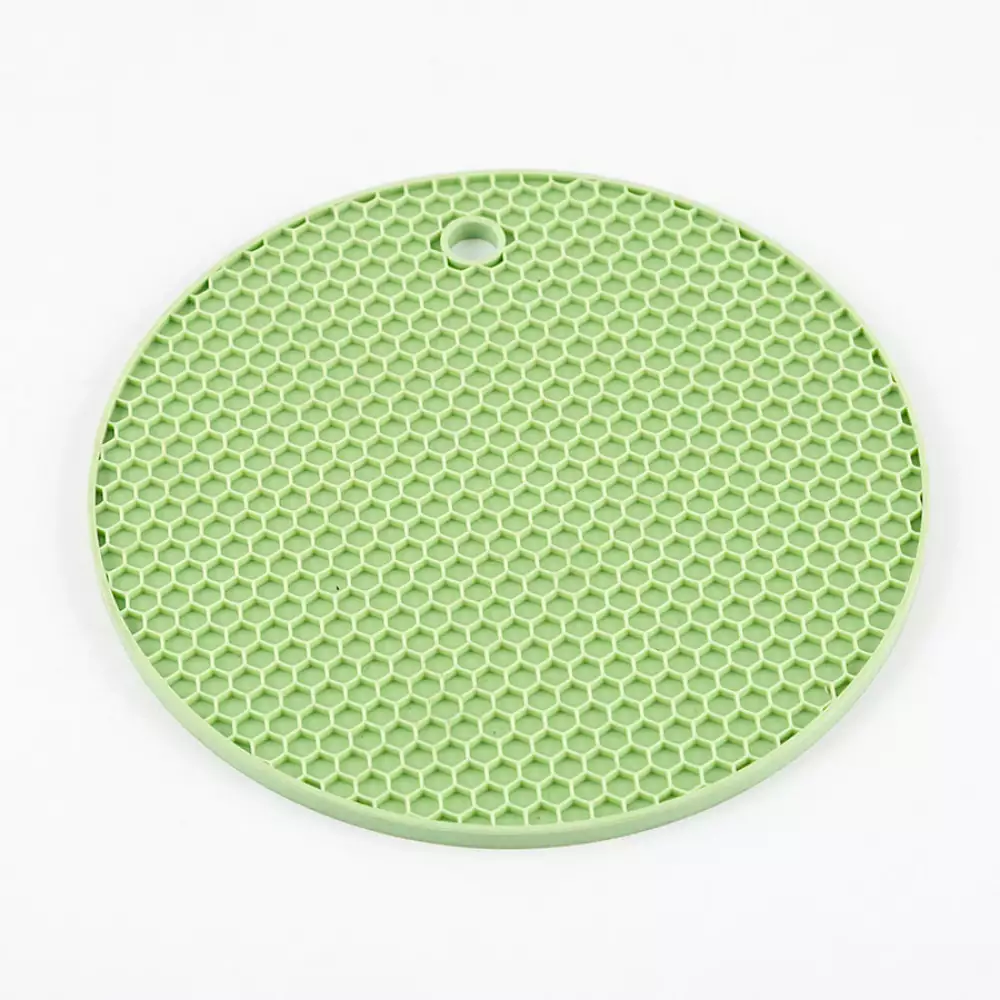 Porta Caliente Expressions Redondo 18X18Cm Verde Silicona B-D611K