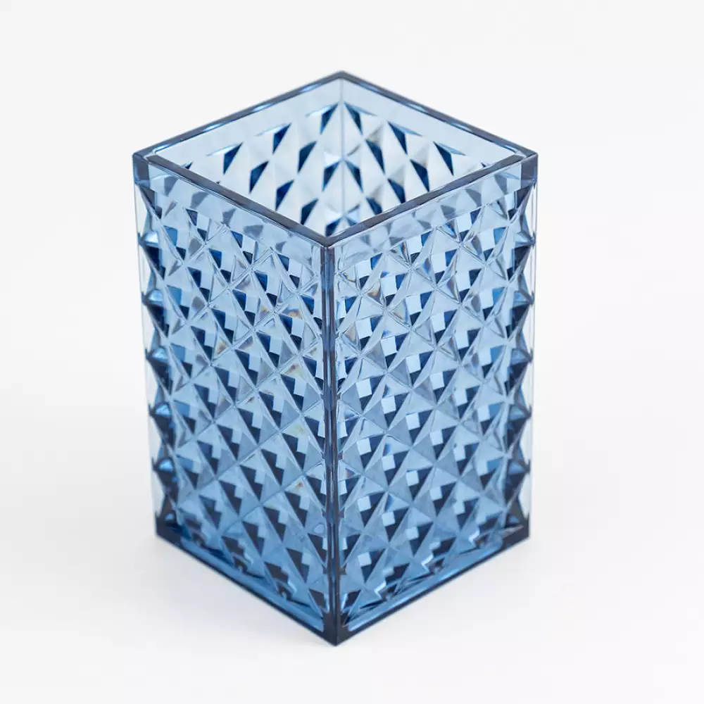 Portacepillo Expressions 6X10X6Cm Azul Polietileno Ge11A00004C