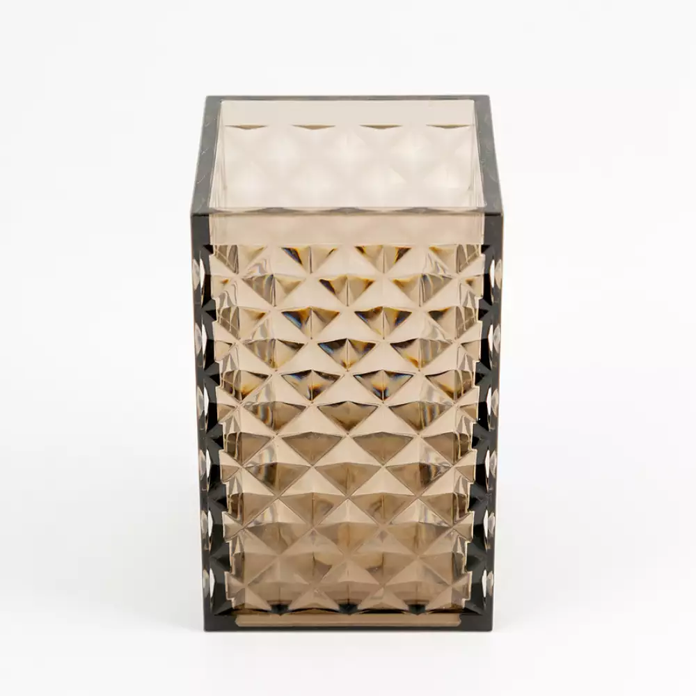 Portacepillo Expressions 6X10X6Cm Cafe Polietileno Ge11A00006C