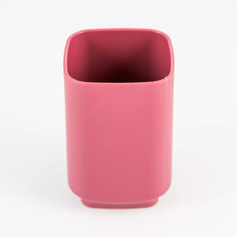 Portacepillo Expressions 6X10X6Cm Vinotinto Polipropileno Ge11A0