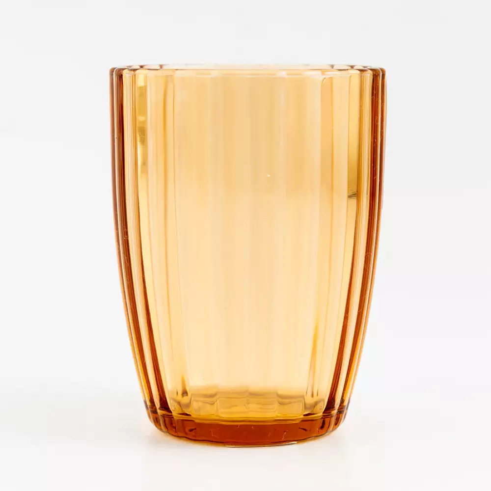 Portacepillo Expressions Cristal Ocre 7X10Cm Plastico