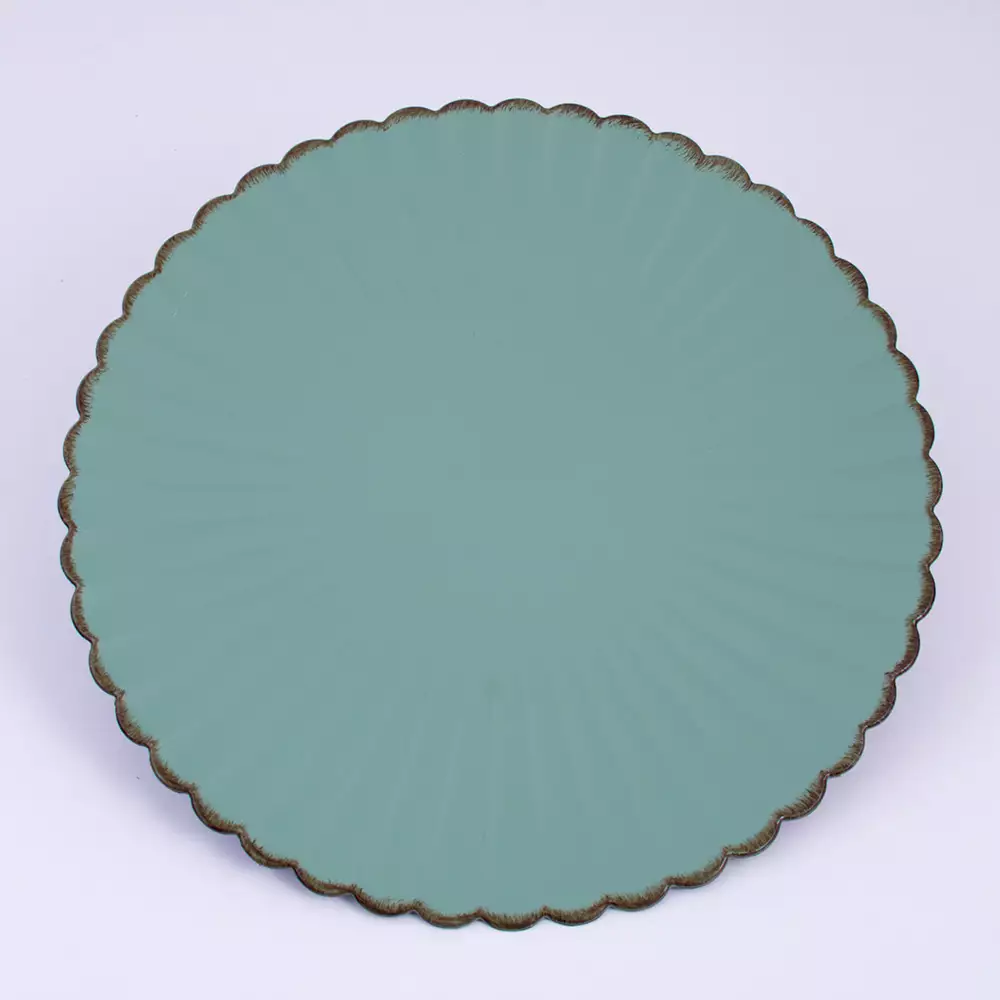 Portaplato Miro Christmas 33 Cm Azul Polipropileno 831-P0