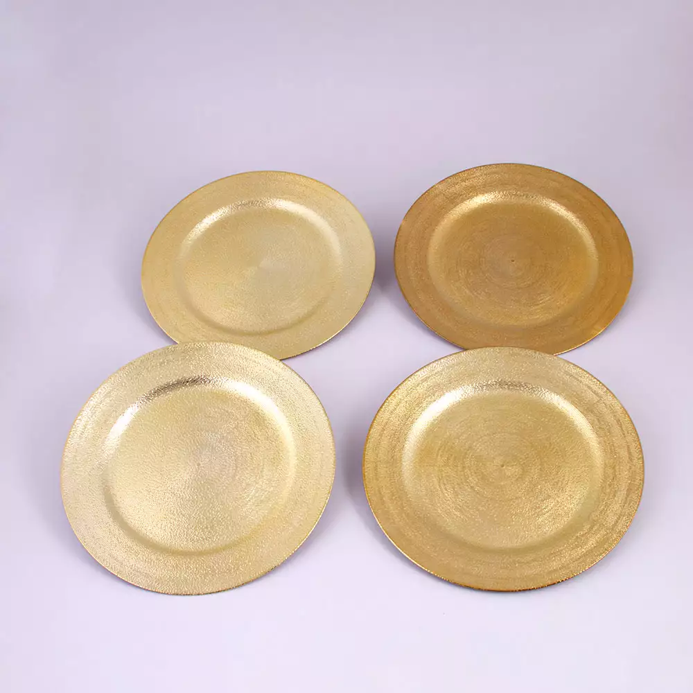 Portaplato Miro Christmas 33 Cm Dorado Plastico 831-D098-2535