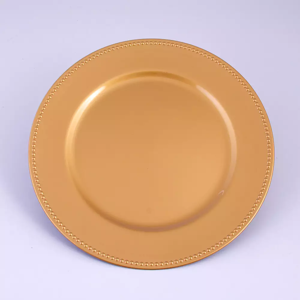 Portaplato Miro Christmas 33 Cm Dorado Polipropileno 831-P006