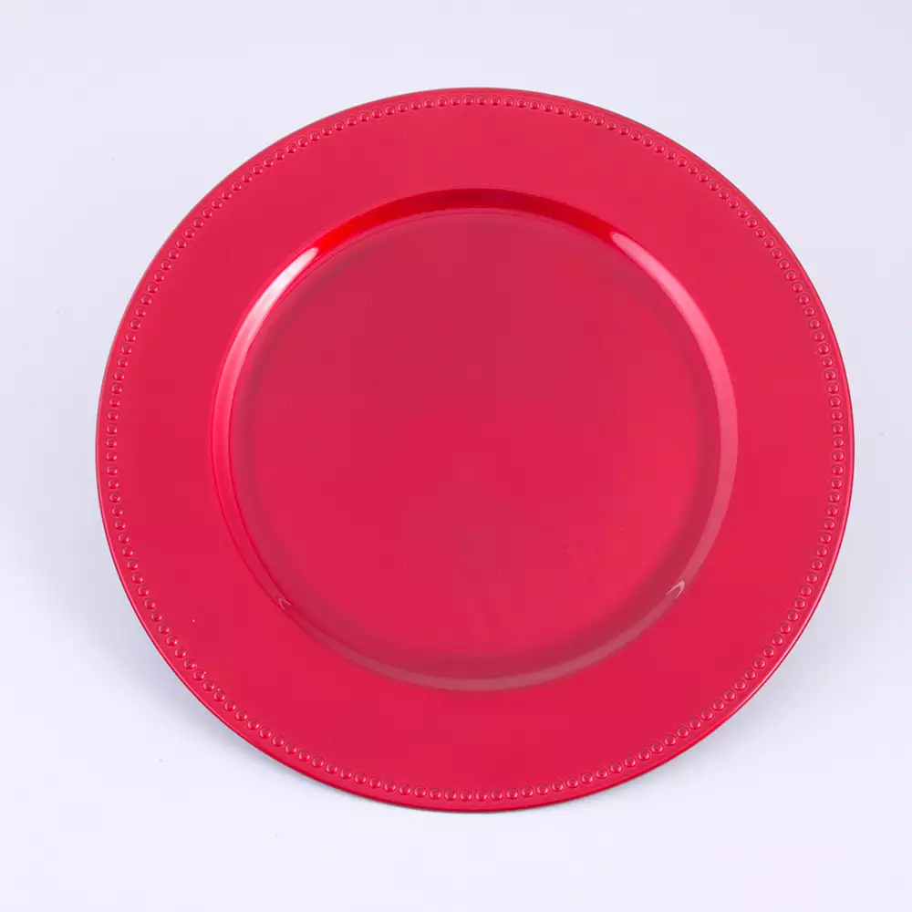 Portaplato Miro Christmas 33 Cm Rojo Polipropileno 831-P006-1