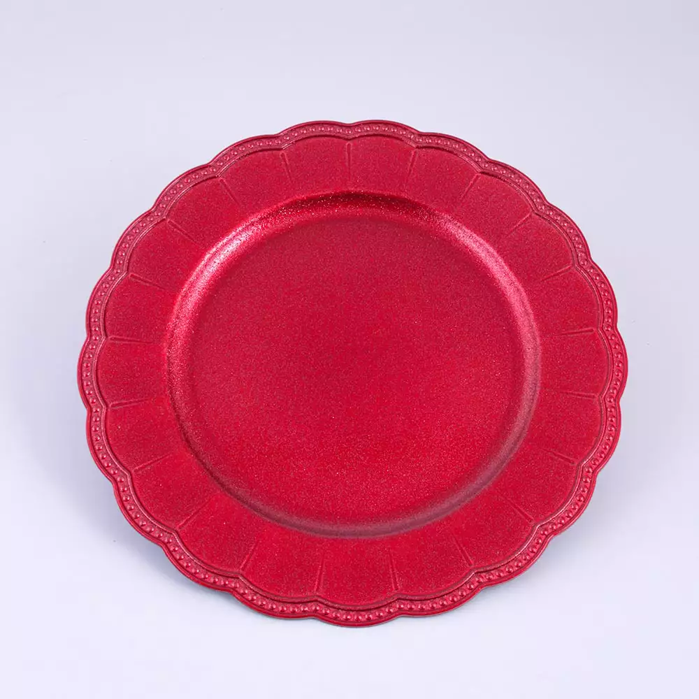 Portaplato Miro Christmas 33 Cm Rojo Polipropileno 831-P006-2 1