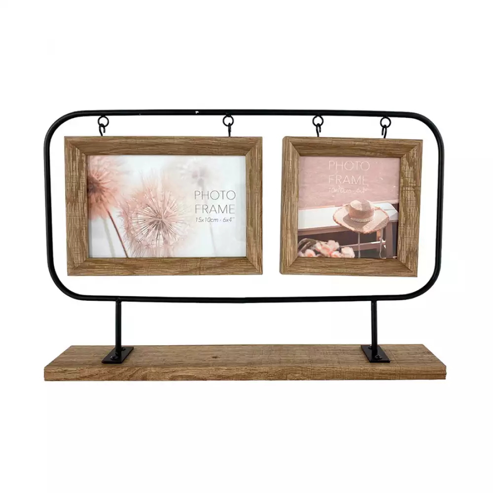 Portaretrato Concepts Doble Monocromia 37X24Cm Caqui Hierro 531