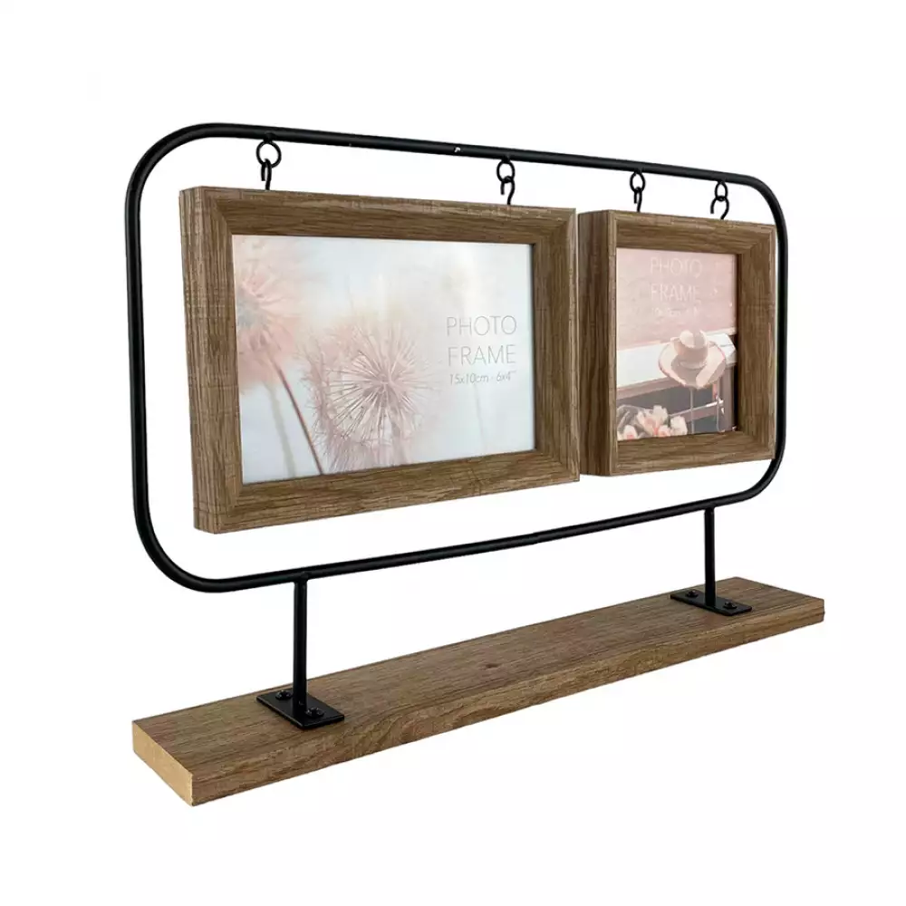 Portaretrato Concepts Doble Monocromia 37X24Cm Caqui Hierro 531