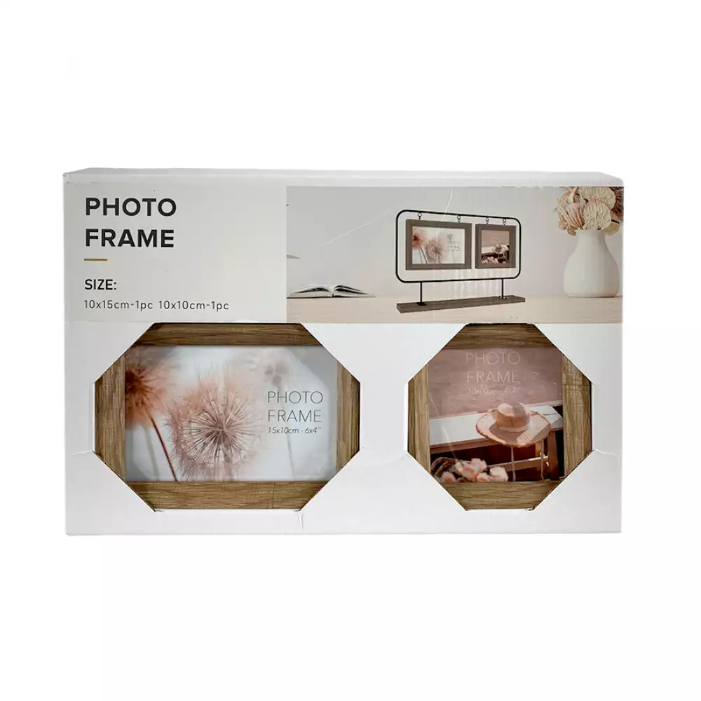 Portaretrato Concepts Doble Monocromia 37X24Cm Caqui Hierro 531