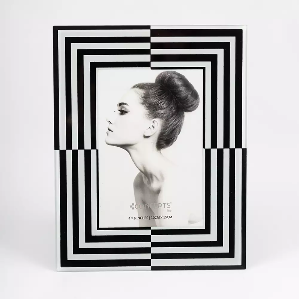 Portaretrato concepts eclectic 23x18cm negro metal