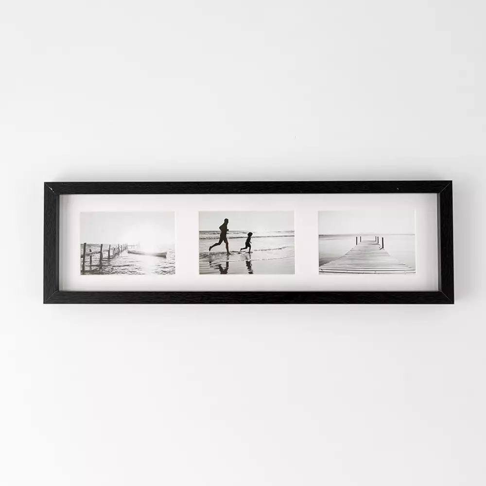 Portaretrato Expressions Multiple 50X15Cm Negro Mdf