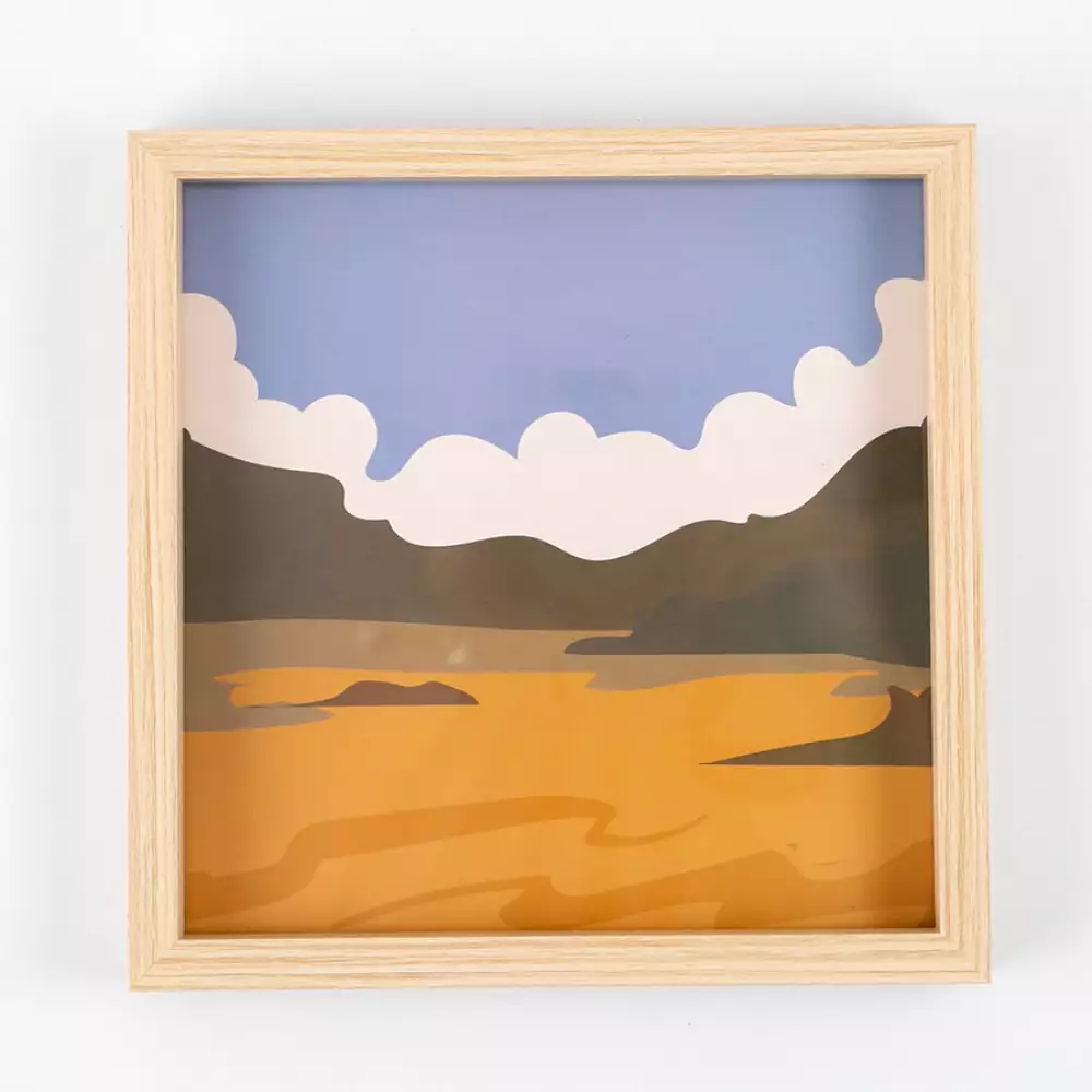 Portaretrato expressions set x4 21x21cm madera 80% mdf 15% vidr