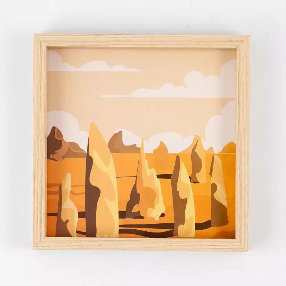 Portaretrato expressions set x4 21x21cm madera 80% mdf 15% vidr