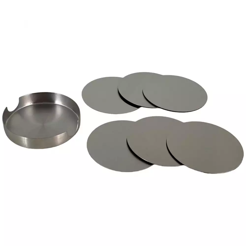 Portavasos Concepts Plateado 7 Pz 100% Acero Inoxidable 567-4