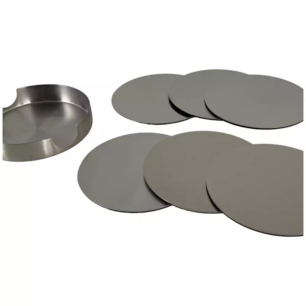 Portavasos Concepts Plateado 7 Pz 100% Acero Inoxidable 567-4