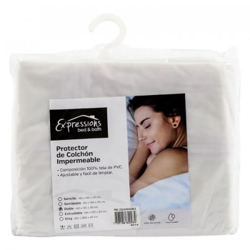 Protector De Colchón Impermeable Doble Expressions Bed And Bath
