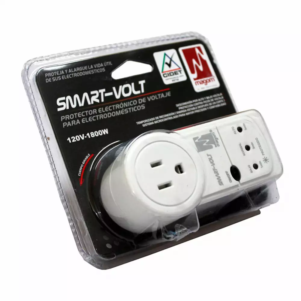 Protector Magom Smart-Volt15A Voltaje 120V-1800W