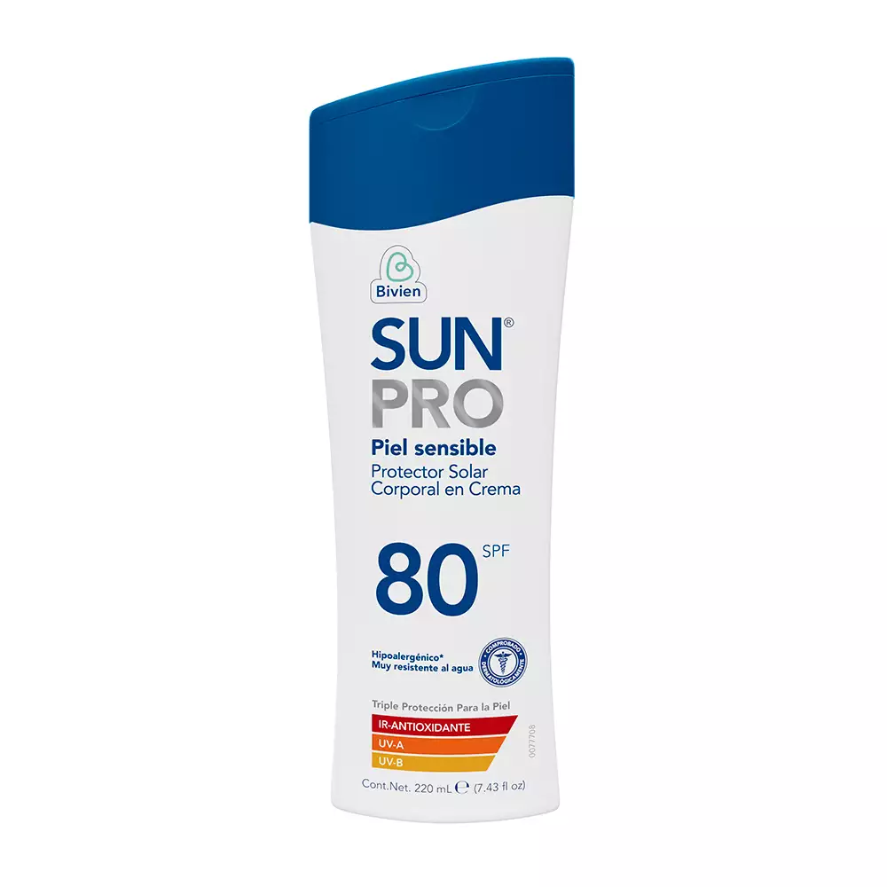 Protector Solar Sun Pro Piel Sensible 80 Spf 220 Ml 14063