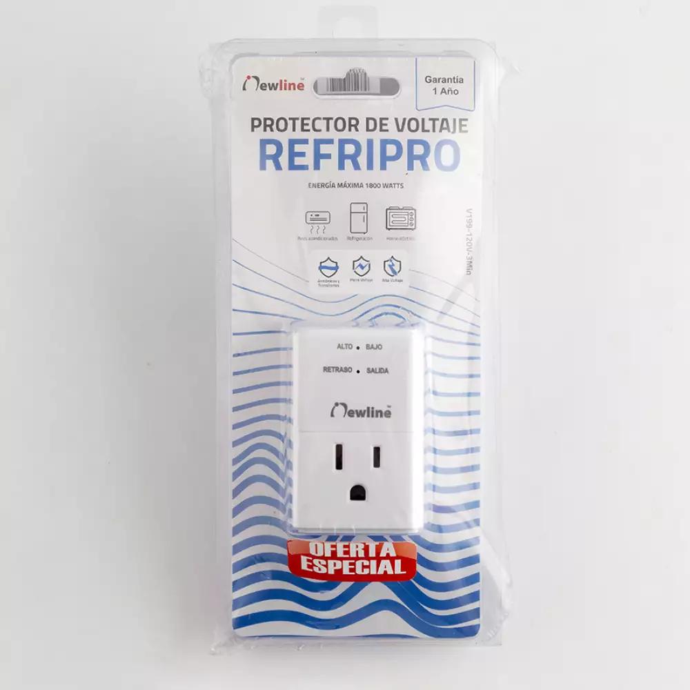 Protector Volaje Newline 15A X 2Unds 1800 W Refripro120Of