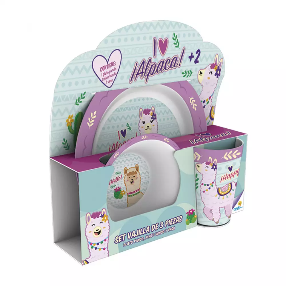 Puesto De Desayuno Ronda 3Pz Alpaca En Melamina