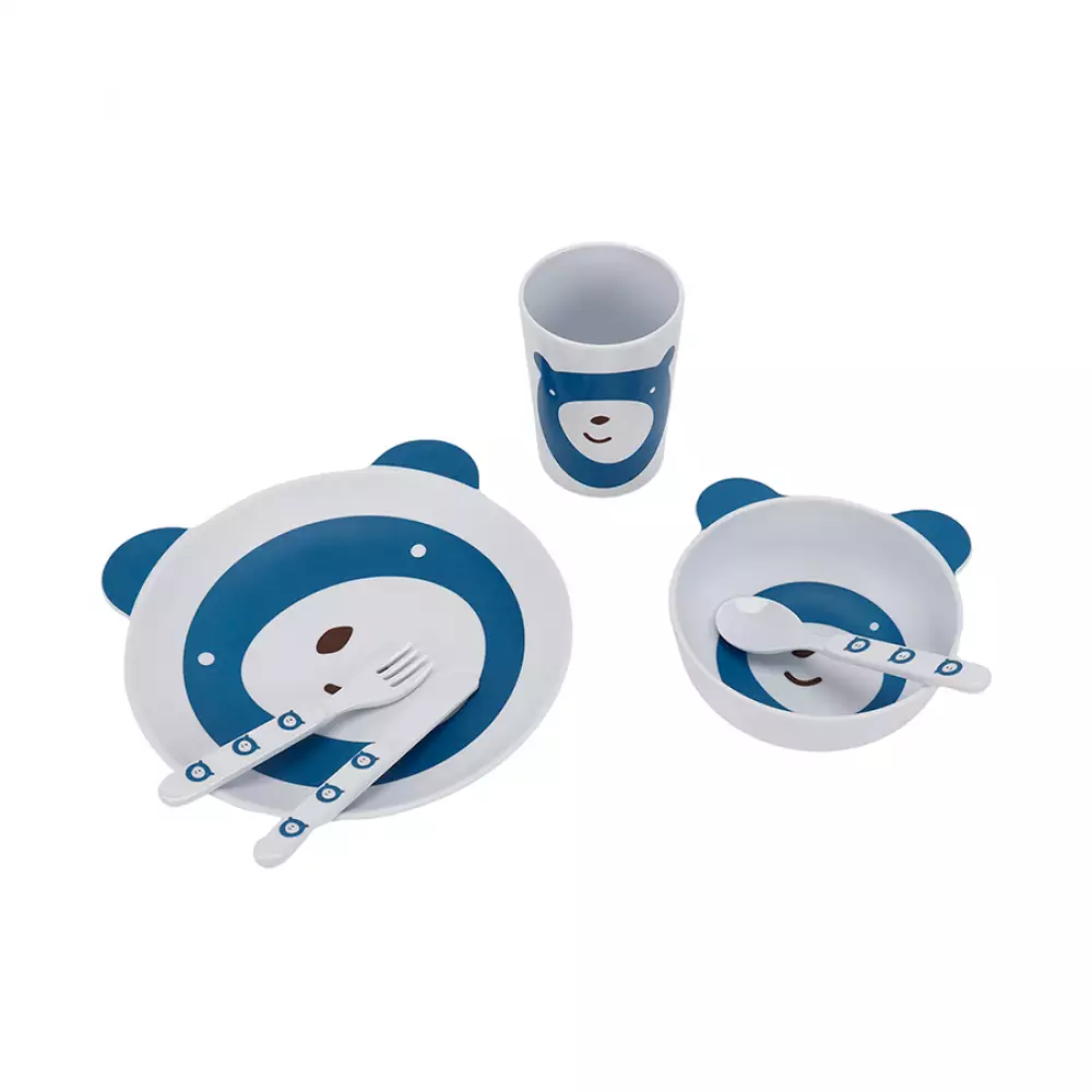 Puesto Desayuno Expressions Azul 6 Ud Melamina Sa1949+Sa1986+Aa0