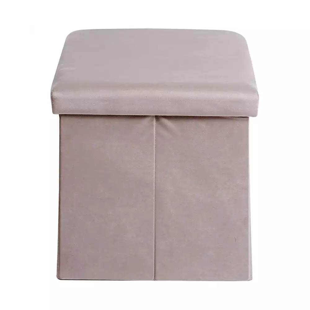Puff Expressions 40X71X40Cm Gris Tela Ge10E00080