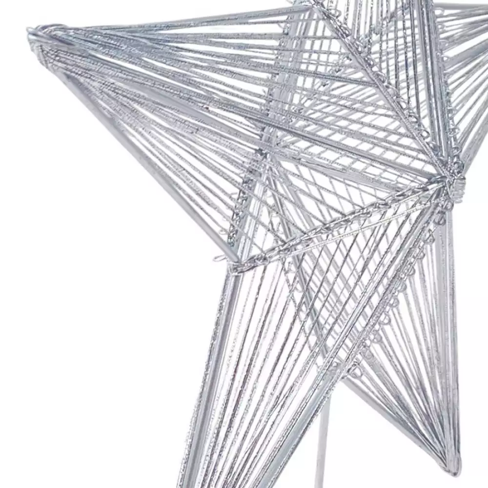 Punta De Arbol Santini 27Cm Plateado Hierro 130-1400005