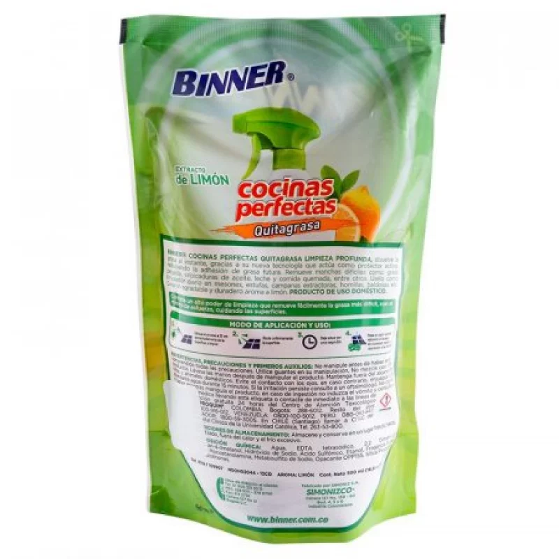 Quitagrasa Binner Doy Pack 500 Ml