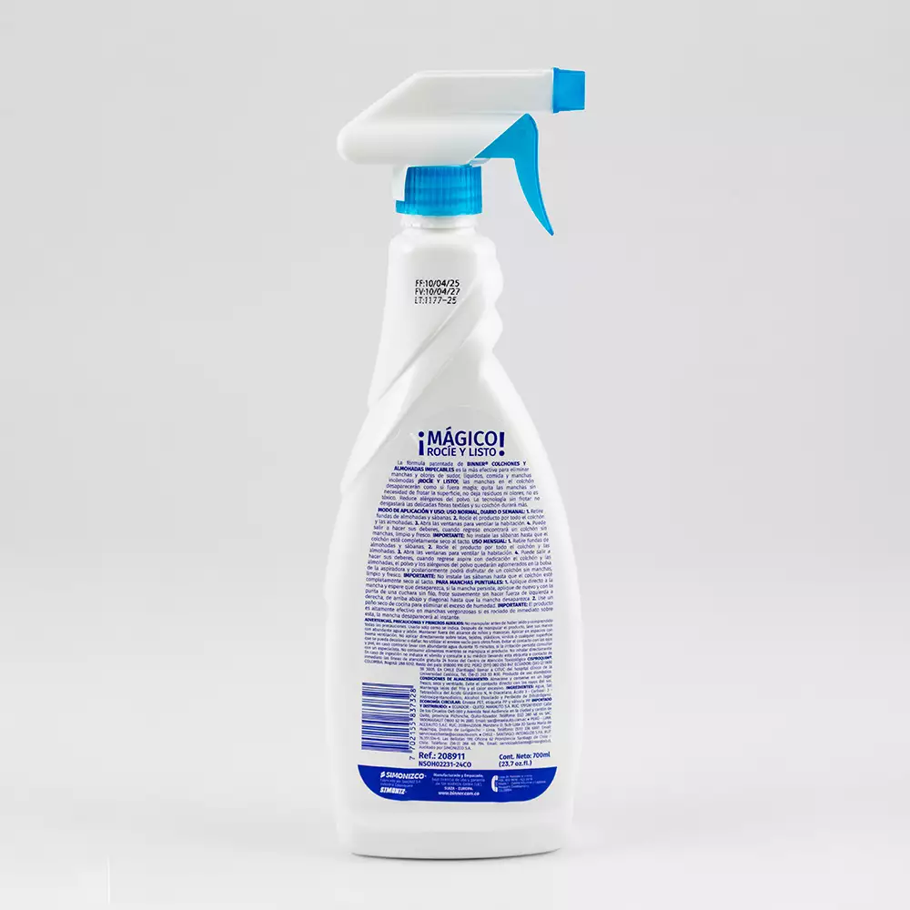 Quitamanchas Binner Colchones- Almohadas 700 Ml 208911