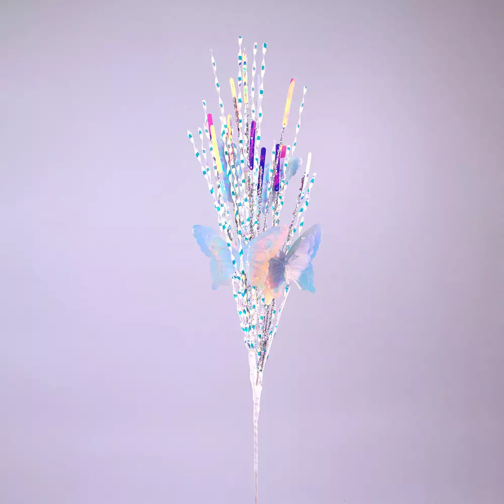 Rama Miro Christmas 85Cm Plateado Plastico 831-Amx001-2503