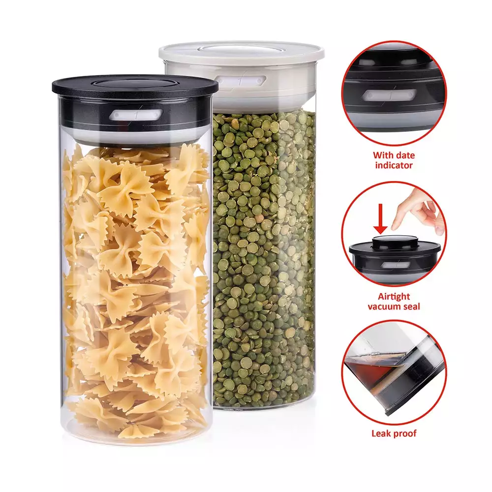 Recipiente Alpina Transparente 1.4 L Vidrio 871125224195