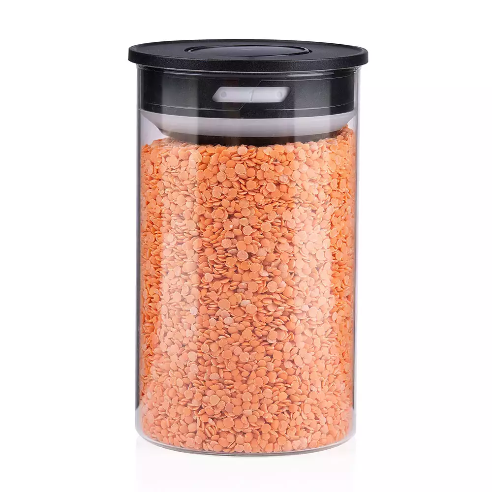 Recipiente Alpina Transparente 1000 Ml Vidrio 871125224194