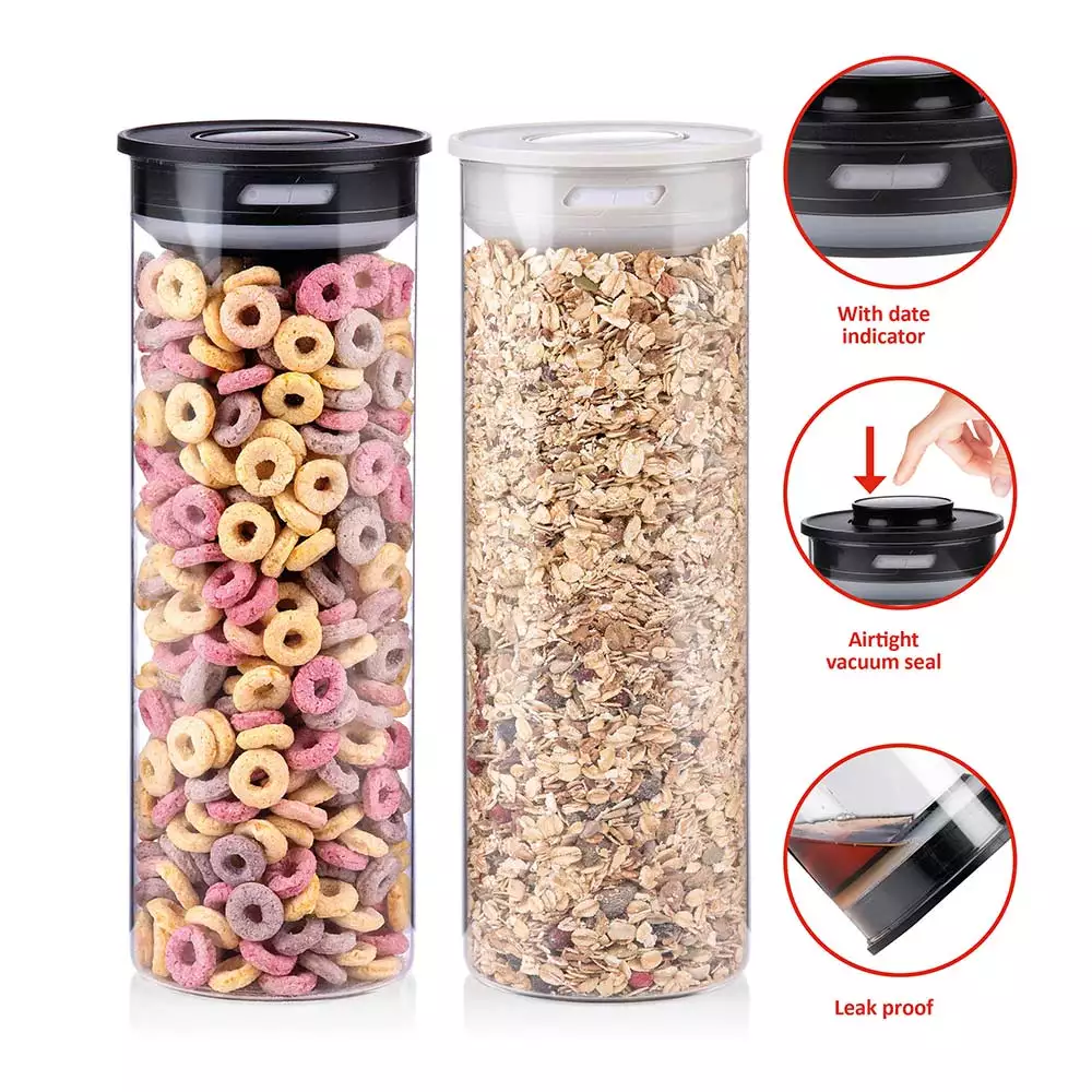 Recipiente Alpina Transparente 1700 Ml Vidrio 871125224197